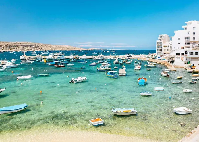 Cosy 2 Bedroom Penthouse With Terraces & Seaview Appartement San Pawl il-Baħar